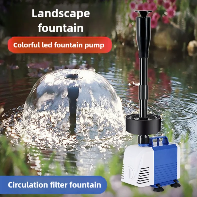 Marine Aquarium Dc Pump - 110V 220V Fischteich Brunnenpumpe Kleine LED-Lampe