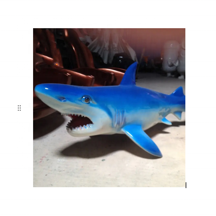 Marine Aquarium Design - Kreatives Design Fabrikgefertigte Hai-Statue Meeresleben-Skulptur für