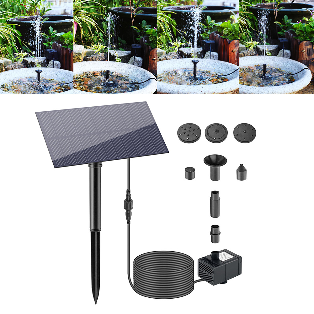 Aquarium Marine Fish - 5W 5V Wasserbrunnen Gartendekoration mit Pfahl