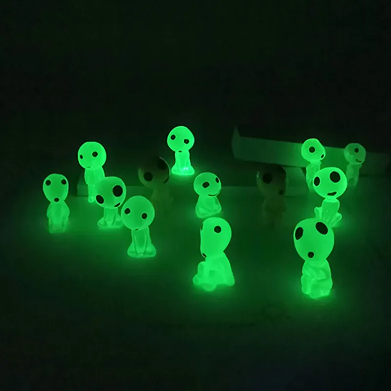 Aquarium Marine Fish - Leuchtende Elfen-Minifiguren, Aquarium-Deko, Kodama, im Dunkeln