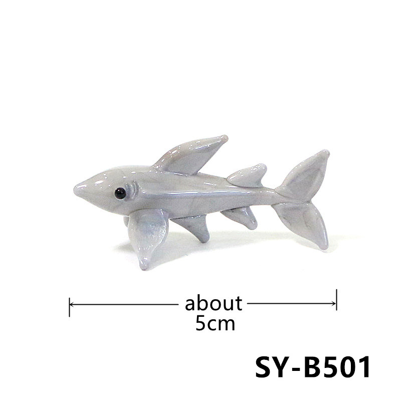 Handgefertigte Mini-Glas-Hai-F – Marine Aquarium Home Bewertung und Preis
