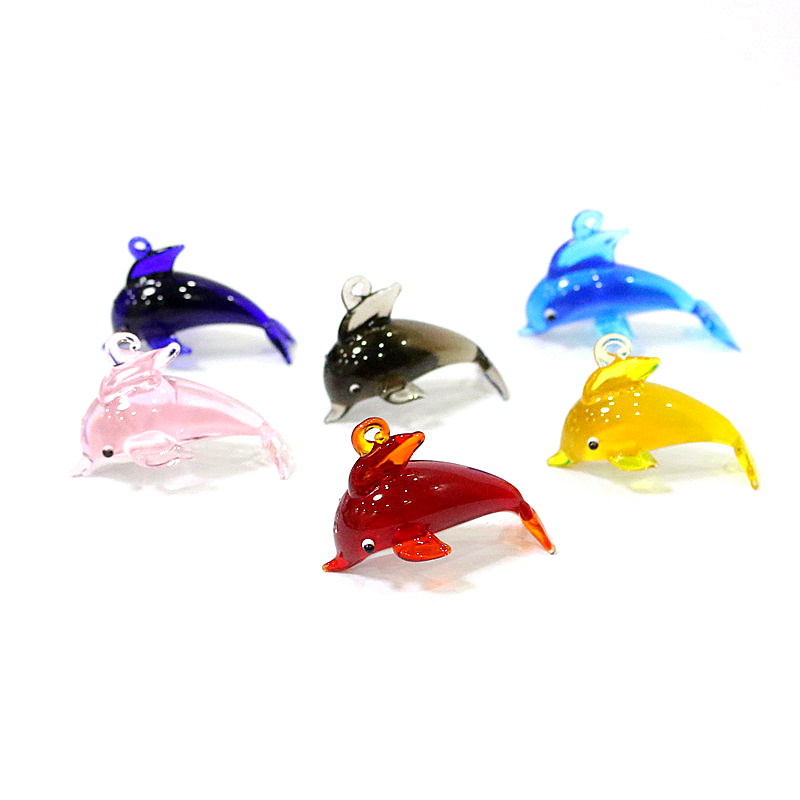 Niedlicher Delphin Charme Glas – Marine Aquarium Design Bewertung und Preis