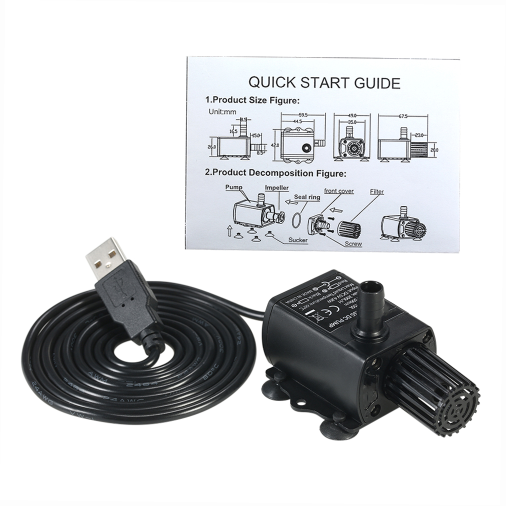 Ultra-leiser Mini-USB DC5V 4,8 – Marine Aquarium Dc Pump Bewertung und Preis