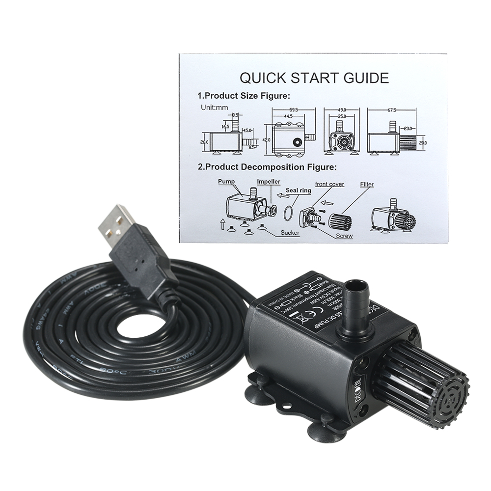 USB DC5V 4,8 W Ultra-leise Min – Marine Aquarium Dc Pump Bewertung und Preis