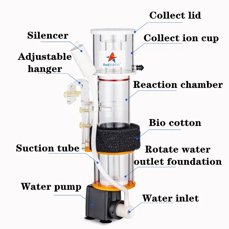 Red StarFish Protein Skimmer,  – Marine Aquarium Dc Pump Bewertung und Preis